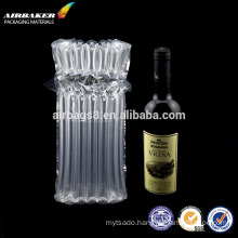 Air column packaging bag/inflatable protective package for wine bottle